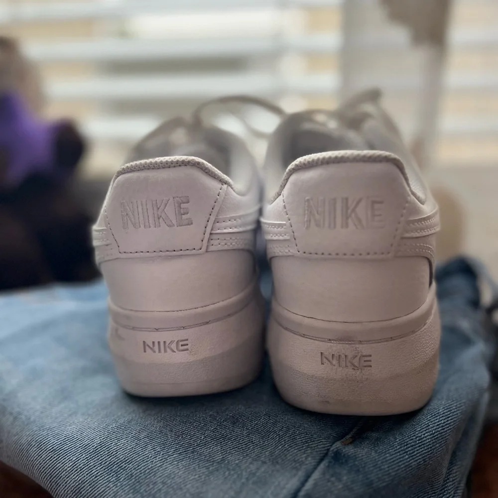 Nike White Women's Platform Sneakers